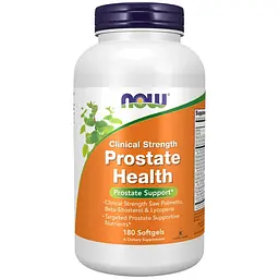 Комплекс для простати Now Foods Prostate Health Clinical Strength 180 м'яких капсул