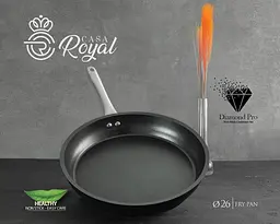 Набір посуду Casa Royal P-UKR 20100 "Greblon Diamond Pro" Black 7 предметів - мініатюра 9
