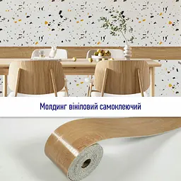 Молдинг вініловий самоклеючий 5000х100х2мм Матовий (D) SW-00001798 - мініатюра 5