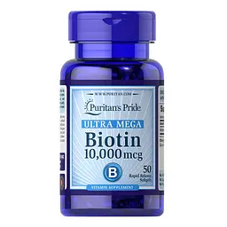 Біотин Biotin 10000 мкг 50 капс