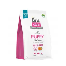 Сухий корм Brit Care Dog Grain-free Puppy для цуценят, беззерновий з лососем 3 кг (арт.172194/558810)