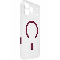 Чохол PC Slim Matte with Magnetic Fit (camera button) для Apple iPhone 17 Pro Max / 18 Pro Max Dark Cherry