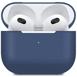 Чохол для навушників MAKE Apple AirPods 3 Silicone Blue