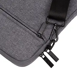 Сумка-чохол для ноутбука 13.3"", dark grey, нейлонова, ділова, міська, плоска з кишенею для аксесуарів, підходить для ноутбуків до 13.3"" або документів, ArmorStandart (ARM78427) - мініатюра 7