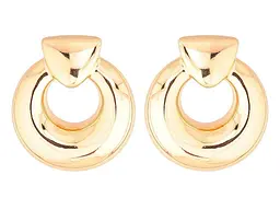 Сережки Xuping пусети позолота 18K "Декоративні кільця" 285911