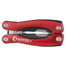 Мультитул Intertool HT-0541 12 в 1 з чохлом, 160 мм, для авто та туризму - мініатюра 4