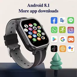 Дитячий смарт-годинник Wonlex KT39 годинник-телефон з відеодзвінком GPS WI-FI і SIM-картою Black (19136) - мініатюра 6