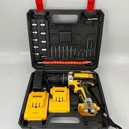 Шуруповерт Electric Drill KAR 600 з набором слюсарного інструменту ∙ Універсальний шуруповерт з насадками Electric Drill 24W