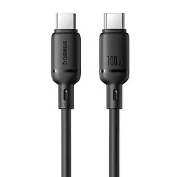 Кабель Baseus Silky Series Fast Charging Cable Type-C to Type-C 100W 2m Black