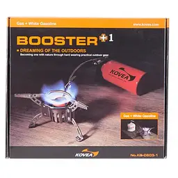 Мультипаливний туристичний пальник Kovea Booster KB-0603-1 (на газу та бензині) - мініатюра 6
