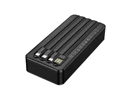 Зовнішній акумулятор (Power Bank) Borofone BJ84A Smooth 20000mAh Black (6941991126178) - мініатюра 3
