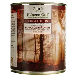 Вологий корм для собак Hubertus Gold Forest Edition Благородний олень 800 г (4050001115445) - мініатюра 2