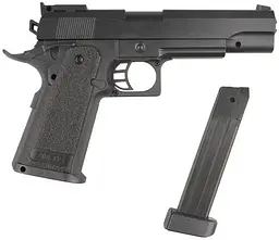 Дитячий пістолет CYMA ZM05 металевий з пульками 6 мм, набір для гри - мініатюра 3
