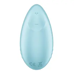 Вібратор для клітора Satisfyer Tropical Tip 8.5 см блакитний - мініатюра 4