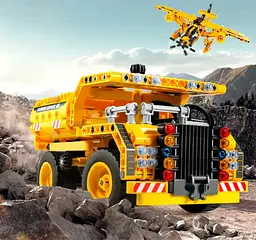 Конструктор iM.Master 2в1 Dump Truck and Aircraft [6802] [118456] - мініатюра 5