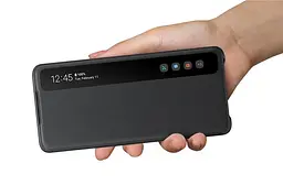 Оригінальний чохол-книжка S-View Clear View Cover для Samsung Galaxy S20 Ultra 5G Чорний EF-ZG988CBEGRU - мініатюра 4