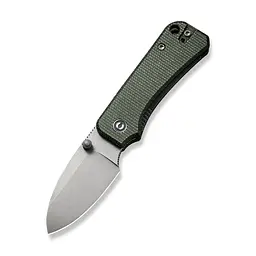 Ніж складаний кишеньковий Civivi Baby Banter, (5.9 см) Nitro-V/Micarta зелений