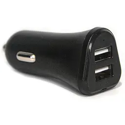 Автомобільний зарядний пристрій Florence Smart 2USB 3.1A Black - мініатюра 2