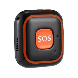 GPS трекер для дитини Badoo Security V28 портативний з кнопкою SOS, чорний (100413)