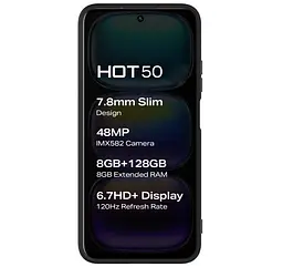 Силіконовий чохол BeCover для Infinix Hot 50 (X6720) Black (712282) - мініатюра 2