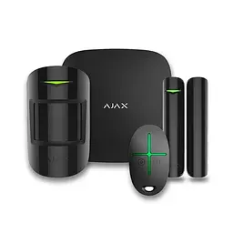 Комплект бездротової сигналізації Ajax StarterKit Plus чорний з WiFi, 2G, 3G та Ethernet (26-00095) - мініатюра 1