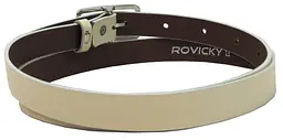 Ремінь жіночий Rovicky 2 см шкіра Білий - мініатюра 5