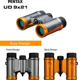 Бінокль Pentax UD 9x21 Grey Orange (61814) - мініатюра 4