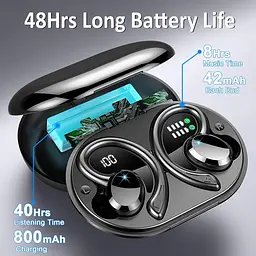 Bluetooth-навушники Rulefiss Q38 із захистом IP7 та автономністю до 48 годин - мініатюра 3