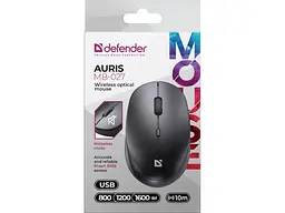 Миша Defender Auris MB-027 Black (52027) - мініатюра 6
