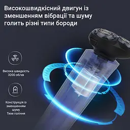 Електробритва Xiaomi ShowSee F302-BK Чорний - мініатюра 6