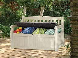 Лавка-скриня Keter Eden Bench бежево-коричневий 265 л - мініатюра 2