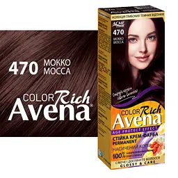 Cтійка крем-фарба для волосся Avena Rich Color мокко 470 133 мл - мініатюра 2
