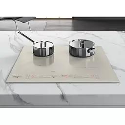 Whirlpool Варильна поверхня Whirlpool індукційна, 60см, розширена зона, бежевий - мініатюра 4