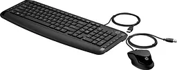 Комплект дротовий HP Pavilion Keyboard and Mouse 200, чорний - мініатюра 3