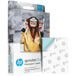 Фотопапір HP Sprocket Zink 2"x3" Глянцевий, самоклеючий, 50 листів - мініатюра 2