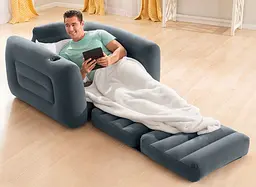 Крісло-трансформер надувне Intex 117×100×66 см, компактне розкладне для відпочинку - мініатюра 7