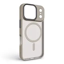 Чехол для Apple iPhone 17 Pro, Uniq MagCase, серый, противоударный, панель-накладка с MagSafe, ударопрочный TPU+PC, с магнитом MagSafe, поддержка полноценной беспроводной зарядки, ArmorStandart (ARM86270) - мініатюра 2