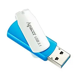 Флеш-накопичувач Apacer USB 3.2 Gen 1 AH357 128GB блакитний - мініатюра 3