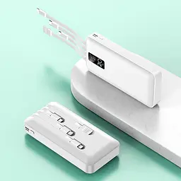 Зовнішній портативний акумулятор Sertec Power Way TX23 20000 mAh (Білий) - мініатюра 10