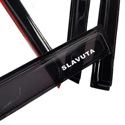 Дефлектори вікон вітровики для ЗАЗ Славута 3М скотч Voron Glass - мініатюра 3