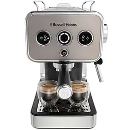 Кавоварка ріжкова Distinctions Titanium 1.1л мелена + чалди сріблястий Russell Hobbs kuh0015247