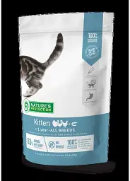 Сухий корм Nature's Protection Kitten для кошенят із м'ясом птиці 400 г