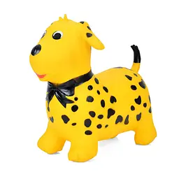 Дитяча іграшка-стрибун Цуценя MS 4160Yellow гума, до 20 кг