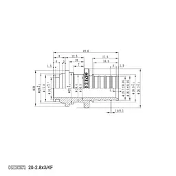 Перехідник під євроконус з накидною гайкою Koer Ka.A08F-20E - 20(2.8mm) x 3/4"F KR4870 - мініатюра 2