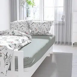 Простирадло на резинці LeLit Поплін L- 2045 140х200+25 см (le2000000276991) - мініатюра 4