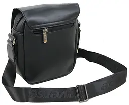 Сумка чоловіча-планшетка Reverse 19x22x8 см Чорний (F513 black) - мініатюра 5