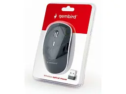 Миша Gembird MUSW-4B-01 Black (MUSW-4B-01) - мініатюра 3