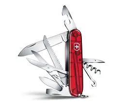 Ніж Victorinox Huntsman Transparent Red [1.3713.T] [68262] - мініатюра 2