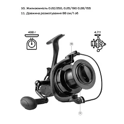 Котушка Brain Evidence 7000S 9+1BB - мініатюра 9