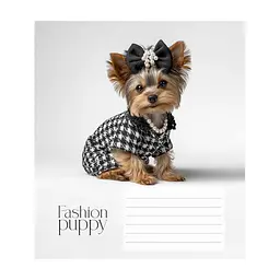 Зошит Школярик Star Fashion pets 18 аркушів лінія (018-3687L), в асортименті